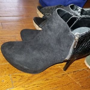 G by Guess black heel booties 7.5